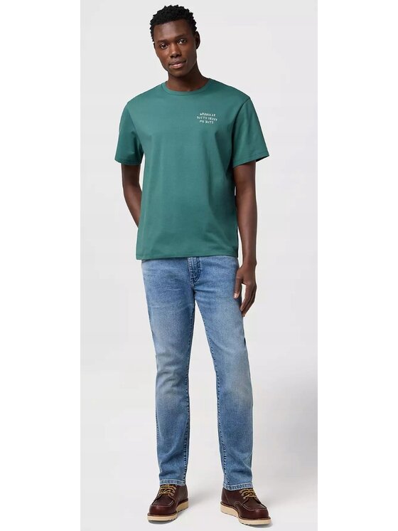 Wrangler Wrangler Jeans Larston Blu Slim Fit