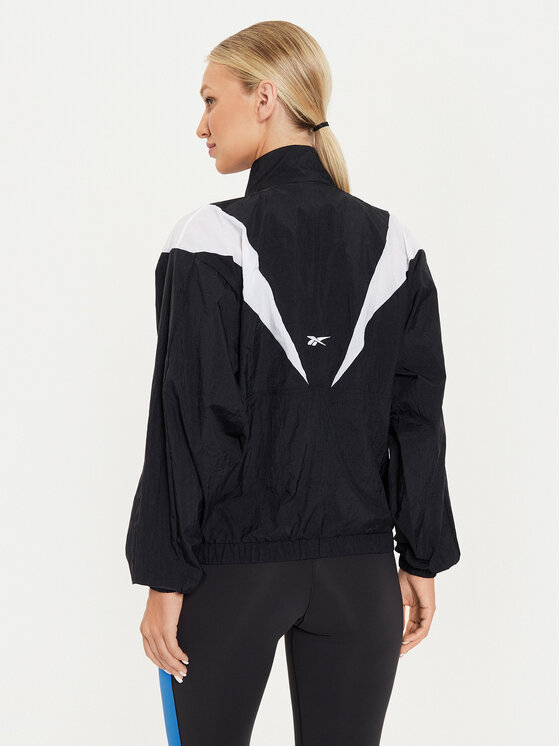 Reebok Reebok Prechodná bunda Woven Jacket 100072686 Čierna Regular Fit