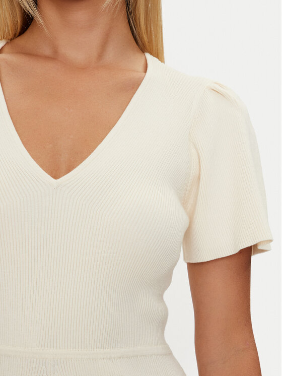 DKNY DKNY Haljina za svaki dan DD4EN992 Bež Slim Fit