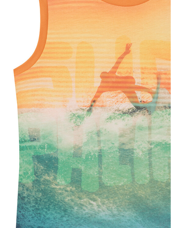 United Colors Of Benetton United Colors Of Benetton Tank top 3RD0CH020 Pomarańczowy Regular Fit