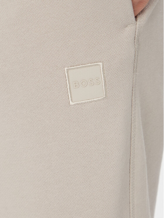 BOSS BOSS Pantaloni scurți sport 50511726 Gri deschis Regular Fit