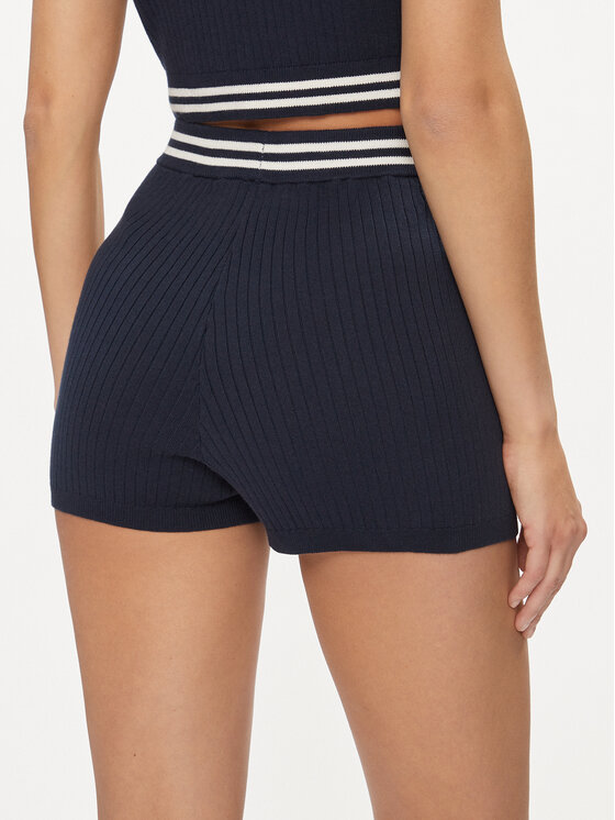 Tommy Jeans Tommy Jeans Szövet rövidnadrág Script DW0DW17781 Sötétkék Slim Fit