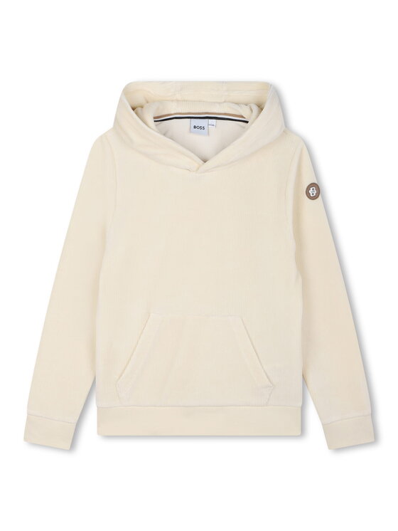 BOSS Boss Bluza J51196/21C Écru Regular Fit