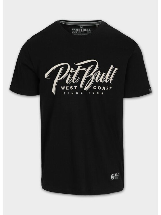 PITBULL PITBULL T-Shirt Koszulka męska EL JEFFE L Czarny Regular Fit