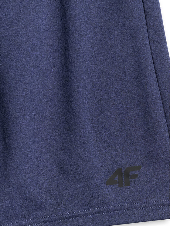 4F 4F Szorty sportowe ATHLETIC Granatowy Regular Fit