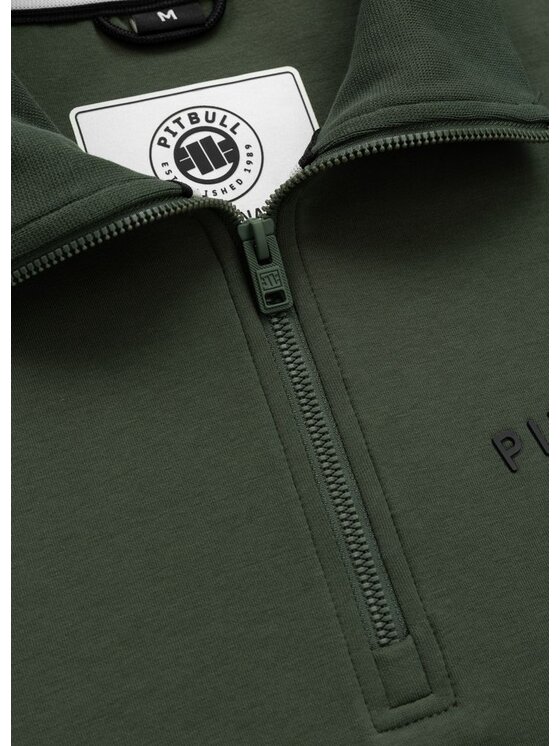 PITBULL PITBULL Bluza SAMPSON Zielony Regular Fit