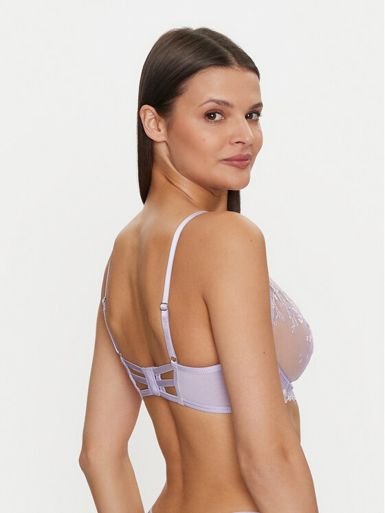 Hunkemöller Hunkemöller Podprsenka s kosticemi Lillia 205399 Fialová