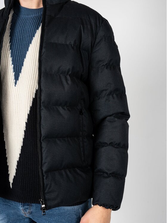 Geox Geox Μπουφάν μεταβατικό M2628Q T2956 Μαύρο Regular Fit