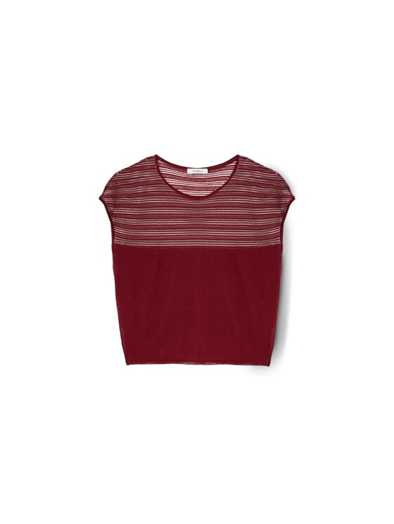 Motivi Motivi Maglione M303W004018N036 Bordeaux Boxy Fit