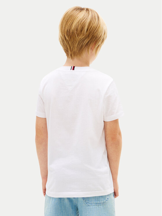 Tommy Hilfiger Tommy Hilfiger T-Shirt KB0KB10263 Λευκό Regular Fit