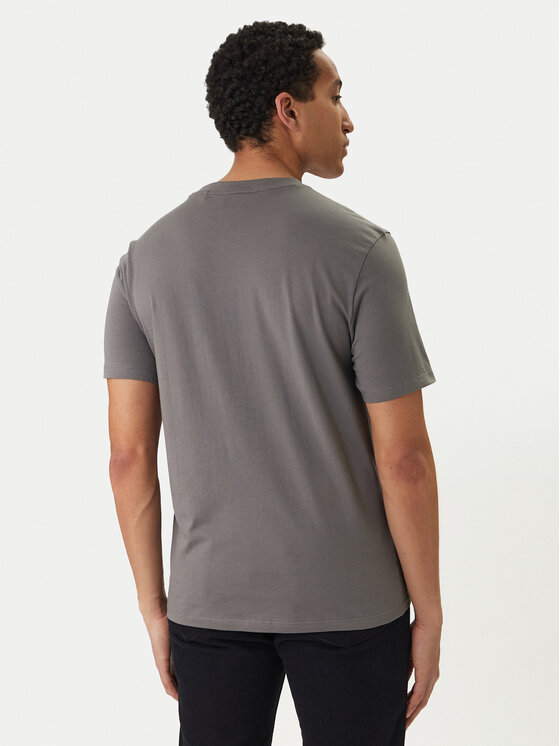 HUGO HUGO Тишърт Dero222 50466158 Сив Regular Fit