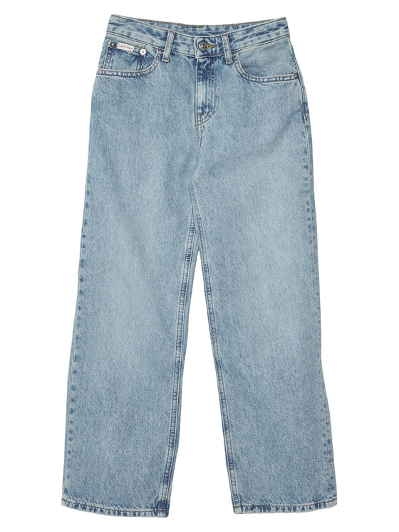 Calvin Klein Jeans Blugi Skater LVCKSJC47B Albastru Relaxed Fit