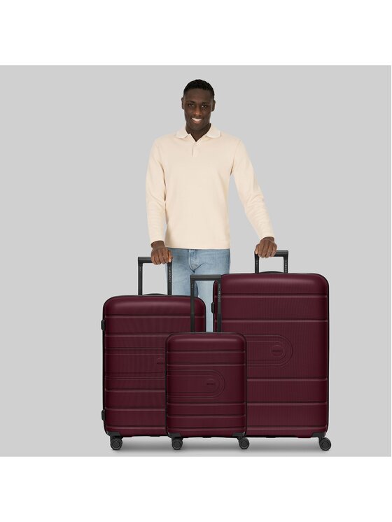 Redolz Redolz Komplet walizek 320908 Czerwony