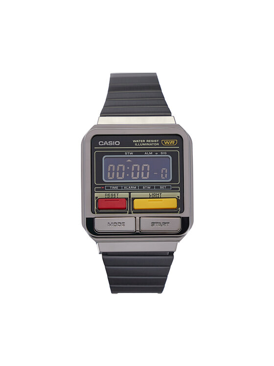 Casio Uhr Vintage 80s A120WEGG 1BEF Grau Modivo