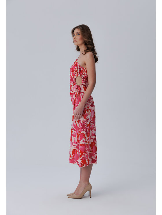LAURELLA LAURELLA Sukienka codzienna 4SS275 Różowy Regular Fit