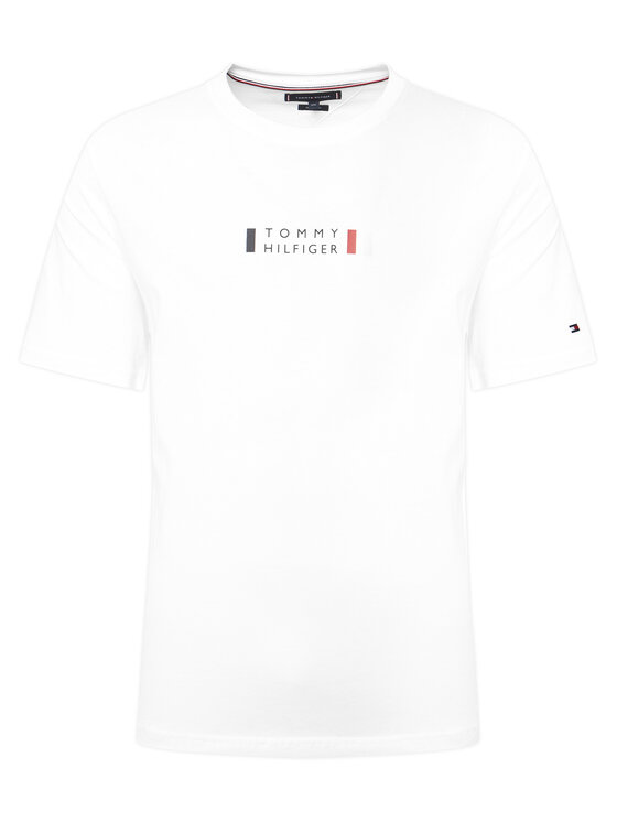 Tommy Hilfiger Tommy Hilfiger T-shirt Brand Love MW0MW41453 Bijela Regular Fit