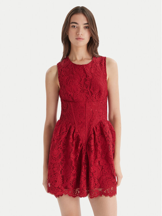 Bardot Bardot Cocktail obleka Luisa 60091DB Rdeča Regular Fit