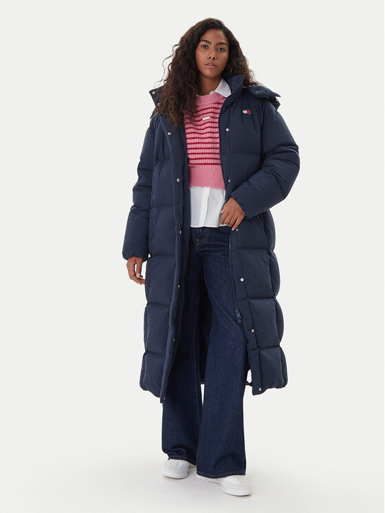 Tommy Jeans Tommy Jeans Vatovaná bunda Alaska DW0DW21977 Tmavomodrá Regular Fit