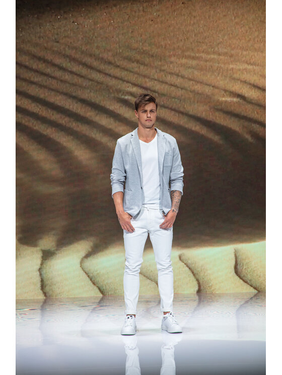 Guess Guess Giacca da abito M1RN24 WDNF0 Grigio Slim Fit