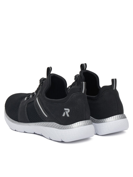 Rieker Rieker Sneakersy M5065-00 Czarny