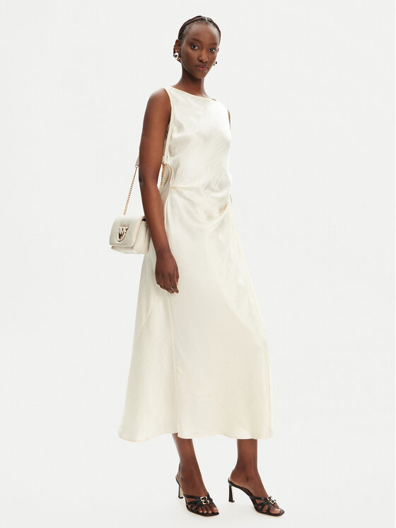 PINKO PINKO Abito da cocktail Amico 105011 A2BU Beige Regular Fit