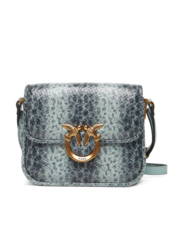 PINKO Kabelka Love Box Bag Fl Mini PE 25 PLTT 104297 A2CH Zelená