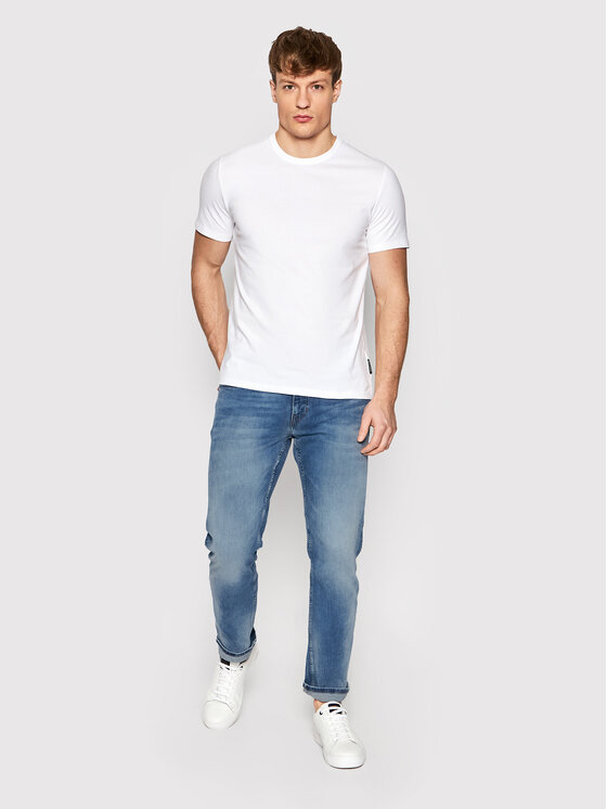 Marc O'Polo Marc O'Polo Marškinėliai B21 2016 51556 Balta Regular FIt