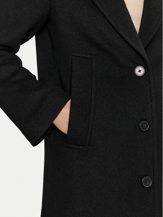 Marc O'Polo Marc O'Polo Vuneni kaput 408 0294 71265 Crna Regular Fit