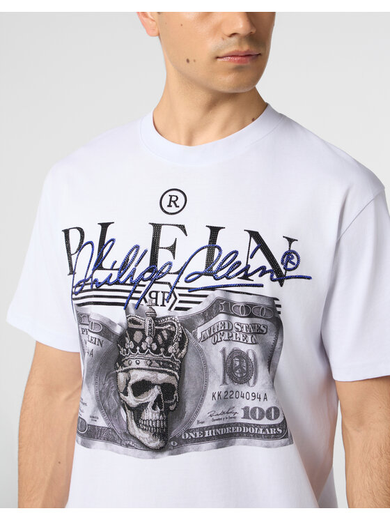 PHILIPP PLEIN PHILIPP PLEIN T-shirt 31102 Bianco Regular Fit