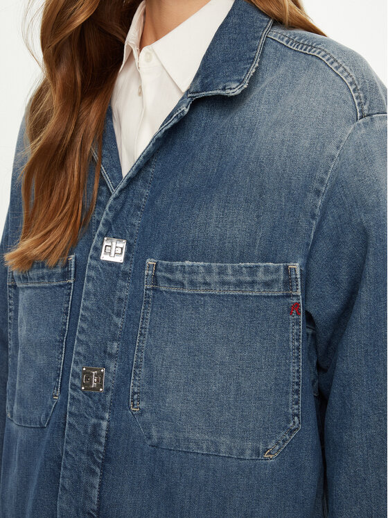 REPLAY REPLAY Farmering W7881 .000.773 761 Kék Regular Fit