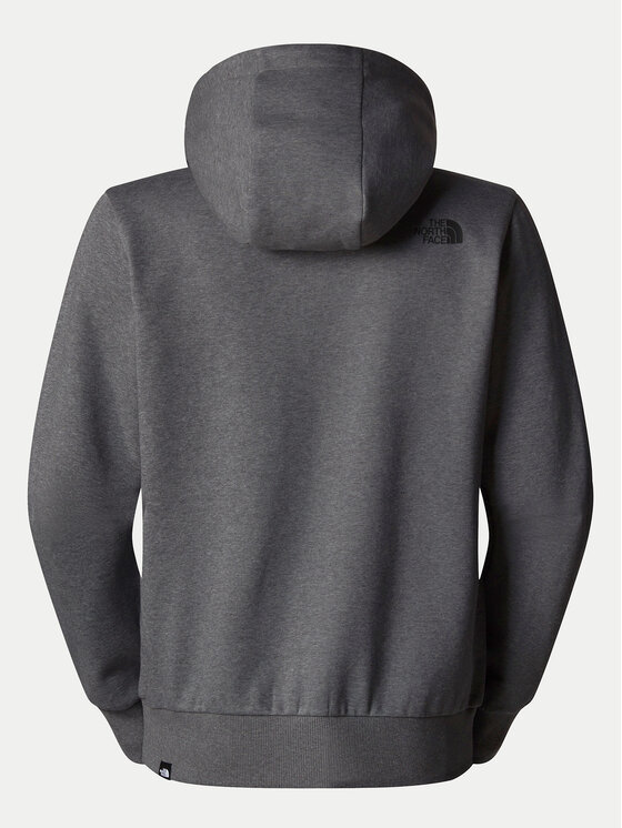 The North Face The North Face Mikina Simple Dome NF0A89FC Sivá Regular Fit