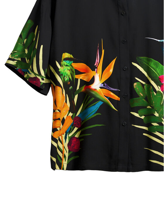 Desigual Desigual Camicia Artemisa 25SWCW39 Nero Regular Fit