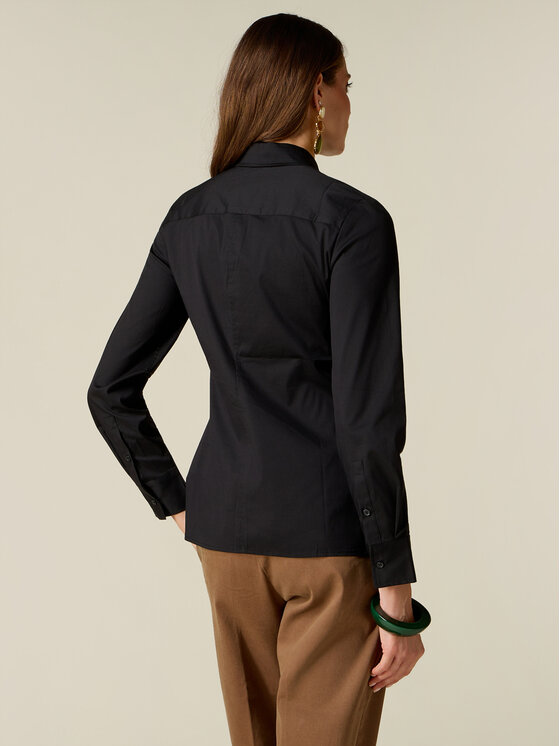 Oltre Oltre Koszula 5078R203186N033 Czarny Slim Fit