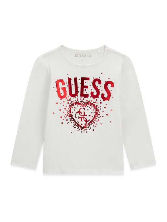 Guess Guess Palaidinė K6BI04 K5797 Balta Regular Fit