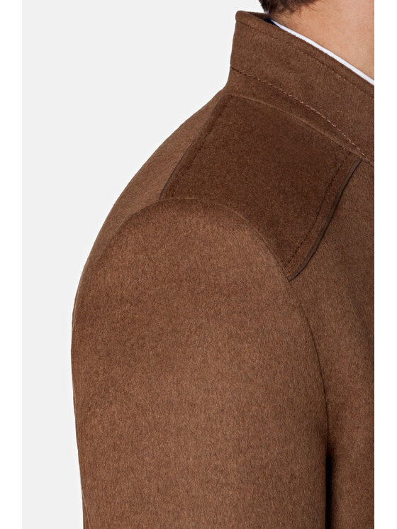 Lancerto Lancerto Płaszcz wełniany Camilo KU998217000001 Brązowy Regular Fit