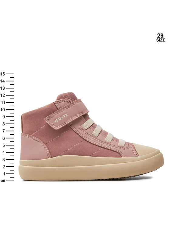 Geox Geox Сникърси J Gisli Girl J464NI 0AU54 C8014 M Розов
