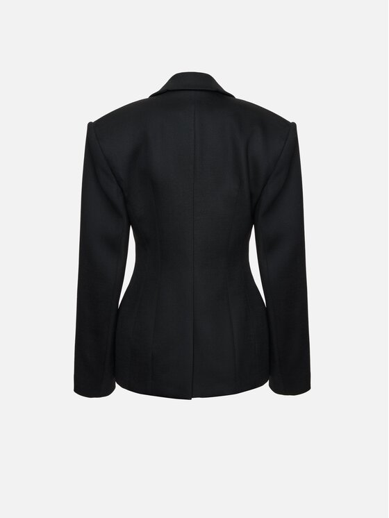La Mania La Mania Marynarka AMBRIO Czarny Slim Fit