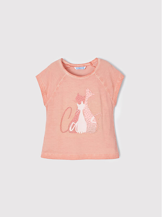 Mayoral Mayoral T-särk 3043 Roosa Regular Fit
