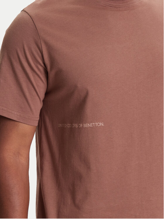 United Colors Of Benetton United Colors Of Benetton Tricou 30964M01W Bej Regular Fit