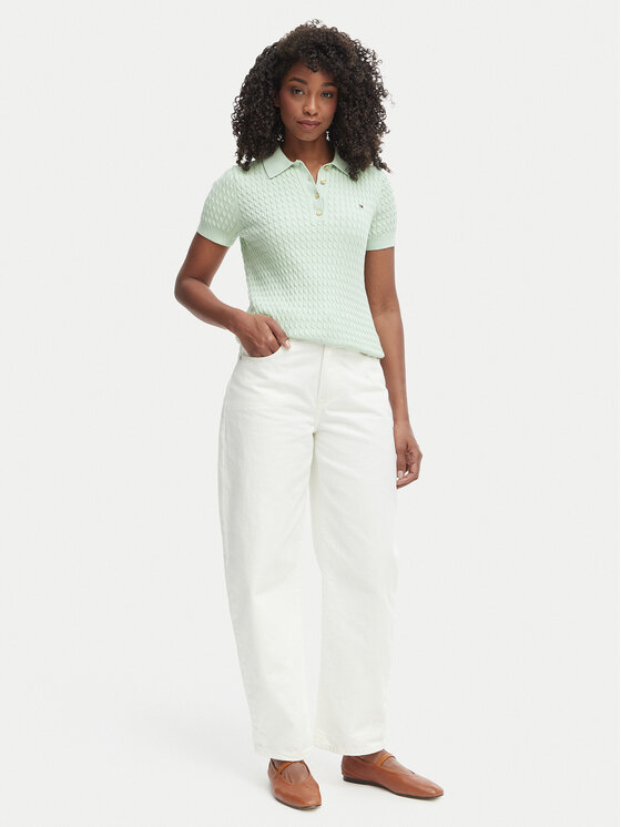 Tommy Hilfiger Tommy Hilfiger Πουλόβερ WW0WW41474 Πράσινο Regular Fit