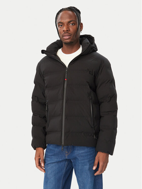 Tommy Hilfiger Tommy Hilfiger Bunda pro přechodné období MW0MW44977 Černá Regular Fit