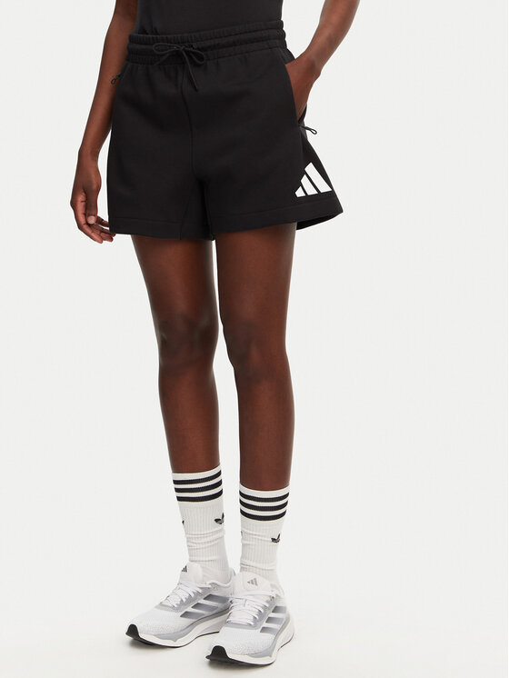 adidas adidas Pantaloni scurți sport Z.N.E. JC5395 Negru Loose Fit
