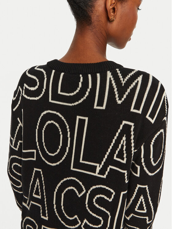 LOLA CASADEMUNT LOLA CASADEMUNT Sweter LF2411011 Czarny Regular Fit