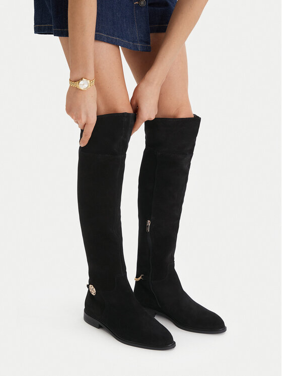 MEXX Cizme lungi muschetar CEO-MX/048C-RST Negru