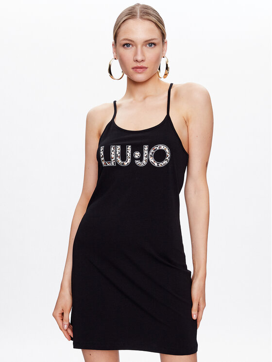 Liu Jo Beachwear Poletna obleka VA3047 JS003 Črna Regular Fit