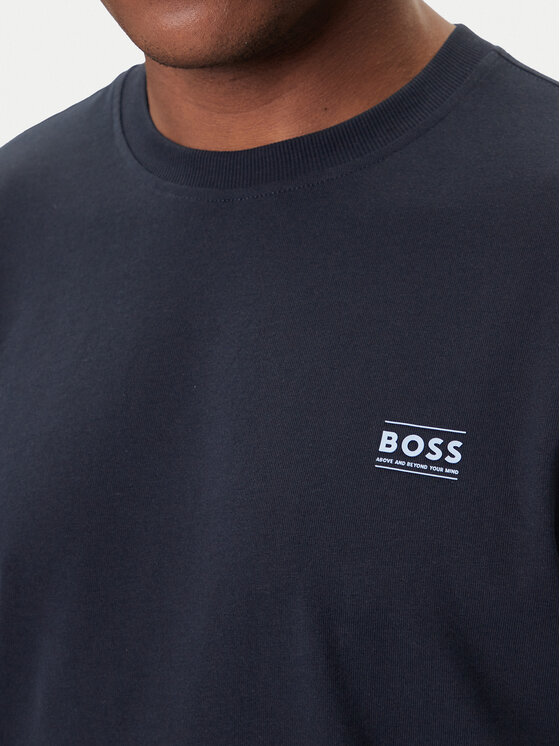 BOSS BOSS Tričko Te_Move 50547087 Tmavomodrá Relaxed Fit