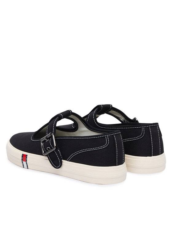 Tommy Hilfiger Tommy Hilfiger Kedai Archive Y2K Mary Jane EN0EN03048 Juoda