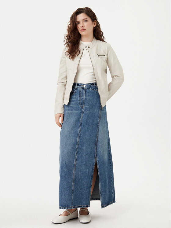 ONLY ONLY Куртка зі штучної шкіри Bandit 15081400 Бежевий Regular Fit