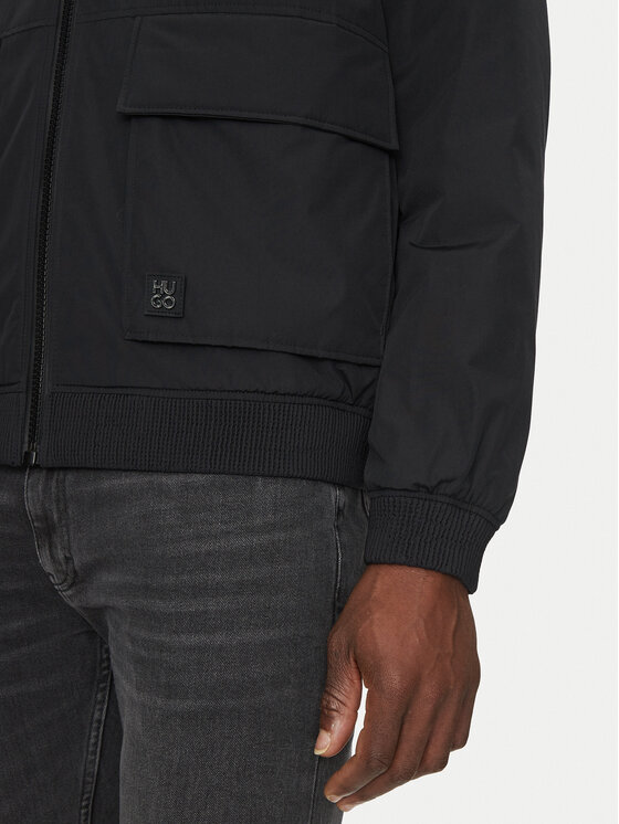 HUGO HUGO Übergangsjacke Beren2511 50530766 Schwarz Regular Fit