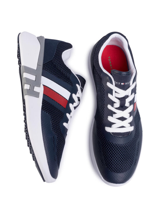 Tommy Hilfiger Sneakers Lightweight Corporate Th Runner FM0FM02661 Blu scuro Modivo